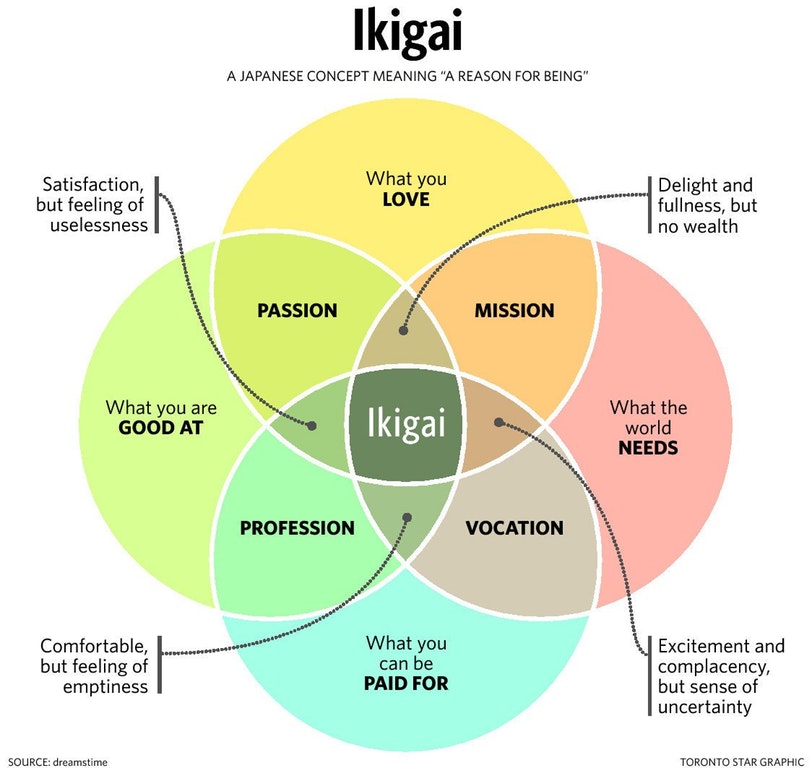 The Ikigai formula